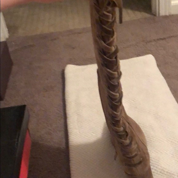 Very volatile Las Angeles-mocha tall suede boots - Picture 2 of 3